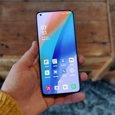 Mvil con pantalla curva Oppo Find X3 Pro